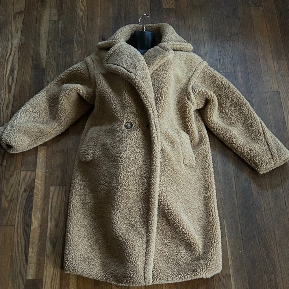 Fashion Nova Tan Teddy Jacket - Picture 3 of 5